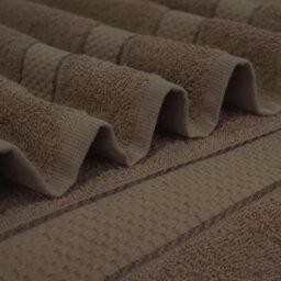 Casabella Towels Luxury 4 Pack Bath Sheets 100% Cotton Super Soft Quick Dry Highly Absorbent Bathroom Towels Truffle - thumbnail 6