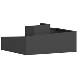 Berkfield Garden Planter Black 100 X 100 X 50 Cm Steel - thumbnail 7
