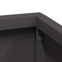 Berkfield Garden Planter Black 100 X 100 X 50 Cm Steel - thumbnail 9