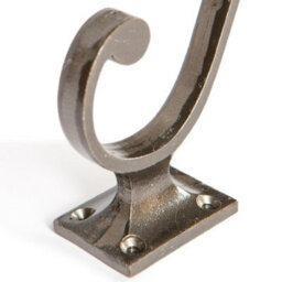 Hammer and Tongs Hammer & Tongs Square Back Hat & Coat Hook - W35mm X H105mm - Raw - thumbnail 2