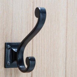 Hammer and Tongs Hammer & Tongs Square Back Hat & Coat Hook - W35mm X H105mm - Raw - thumbnail 6