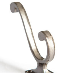 Hammer and Tongs Hammer & Tongs Square Back Hat & Coat Hook - W35mm X H105mm - Raw - thumbnail 3