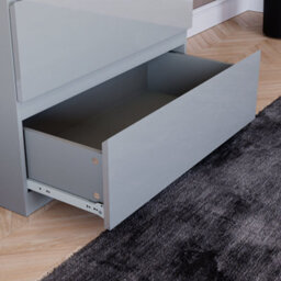Lassic Vida Designs Glinton 3 Drawer Chest (100% Fsc), Grey - thumbnail 7