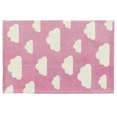 Beliani Kids Rug Gwalijar Pink 60 X 90 Cm Cotton - image 1