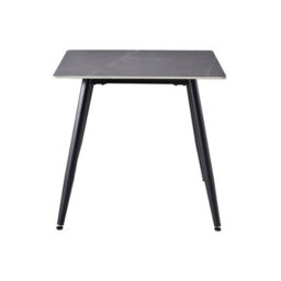 Urbn-Living Urbnliving 80Cm Width Armani Grey Modern 4 Seater Ceramic Square Shape Top Kitchen & Dining Room Table - thumbnail 3