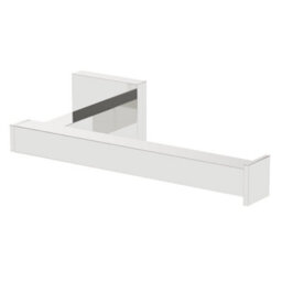 Affine Chrome Square Wall Mounted Bathroom Wc Toilet Roll Holder Stylish Modern - thumbnail 2