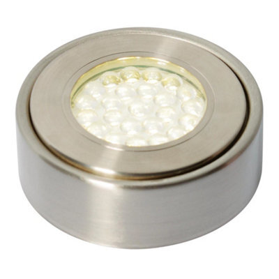Litecraft Laghetto Satin Nickel Natural White Laghetto Kitchen Led Under Cabinet Light - image 1