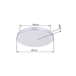 Luminosa Lighting Luminosa Sonny 41Cm Flush Ceiling Light White Led Dimmable 2700-6500K Remote Control - thumbnail 9