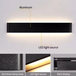 Dimmable Led Wall Sconce Light For Living Room And Bedroom - thumbnail 4
