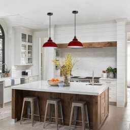 3 Pack Of Ceiling Pendant Light Fixture With 95Cm Adjustable Cable, Vintage 29Cm Curvy Metal Shade E27 Base Hanging Lighting - thumbnail 7