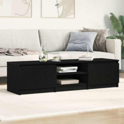 Walplus Tv Cabinet Black Oak 140X40X35.5 Cm Engineered Wood - thumbnail 3