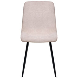 Beliani Set Of 4 Dining Chairs Tuscola Fabric Beige - thumbnail 5