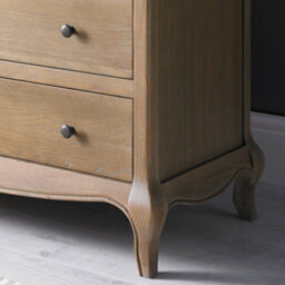 Loire Weathered Oak 3 Drawer Chest Only - thumbnail 3