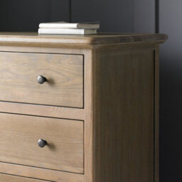 Loire Weathered Oak 3 Drawer Chest Only - thumbnail 2