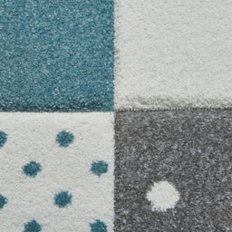 Blue Kids Graphics Pictorial Modern Easy To Clean Rug For Living Room Bedroom And Dining Room-120Cm X 170Cm - thumbnail 2