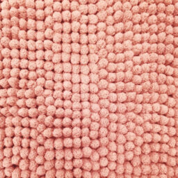 Allure Bath Fashions Supersoft Chenille Bobble Two Piece Bath & Pedestal Mat Set - Blush - thumbnail 3