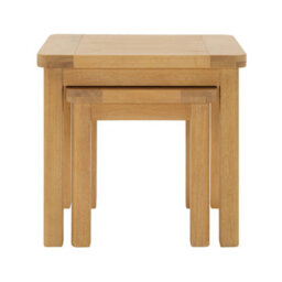 The Furniture Market Marbury Oak Nest Of 2 Side Tables - thumbnail 6