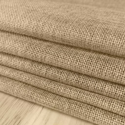 Neel Blue Hessian Table Runner, Plain Natural Jute Fabric Runner - 11X108 Inch - thumbnail 5