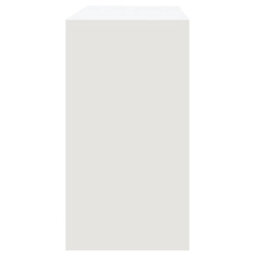 Berkfield Sturdy Console Table White 89X41X76.5 Cm Steel - thumbnail 6