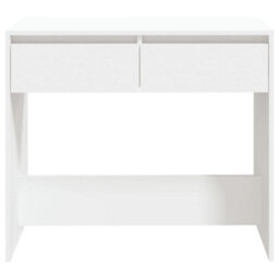 Berkfield Sturdy Console Table White 89X41X76.5 Cm Steel - thumbnail 5