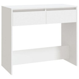 Berkfield Sturdy Console Table White 89X41X76.5 Cm Steel