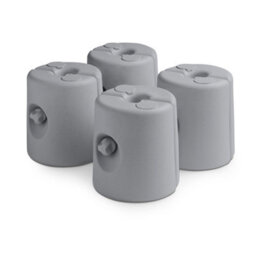 Vonhaus Gazebo Weights Set, 4 Pole Anchor Leg Weights For Gazebos, Marquees & Stalls, Weather Resistant, Fill With Sand Or Water - thumbnail 4
