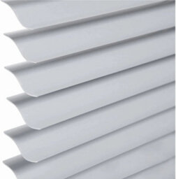 OPTIMAL PRODUCTS L-Shape Grey Pvc Blinds Window Venetian Easy Fit Office Blind Effect 45Cm X 150Cm - thumbnail 2