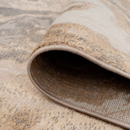 Loomed Silver Beige Metallic Marble Lustre Sheen Rug 190X280Cm - thumbnail 7
