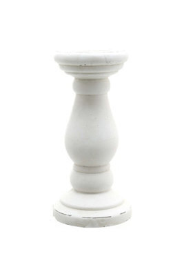 Serene Matt White Ceramic Candle Holder Minimalist Home Decor - image 1
