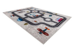RugsX Junior 52242.801 Washing Carpet City, Streets For Children Anti-Slip - 200X290 Cm - thumbnail 4