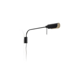 Luminosa Lighting Luminosa Martinica Xl Reading Wall Light Black 1X E27