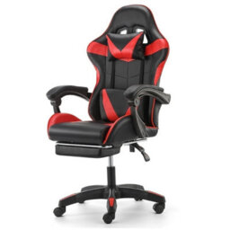 Office Chair Swivel Recliner Computer Desk Gaming Chair Red Black