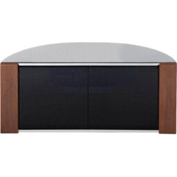 "Mda Designs Sirius 850 Black Remote Friendly Beam Thru Glass Door Walnut/oak Trims Up To 40"" Lcd/plasma/led Cabinet Tv" - thumbnail 7