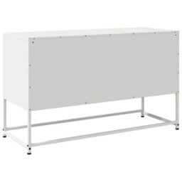 Berkfield Industrial Tv Cabinet White 100.5X39X60.5 Cm Steel - thumbnail 8