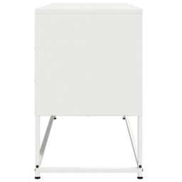 Berkfield Industrial Tv Cabinet White 100.5X39X60.5 Cm Steel - thumbnail 7