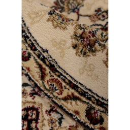 Melrose Classic Traditional Cream Vintage Round Rug 133X133Cm - thumbnail 2