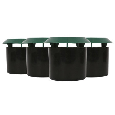 Harbour Housewares 4X Slug & Snail Trap - 11.5Cm X 10Cm - Friendly Pet Safe Outdoor Garden Bait Slugs Snails Nematodes Catcher - image 1