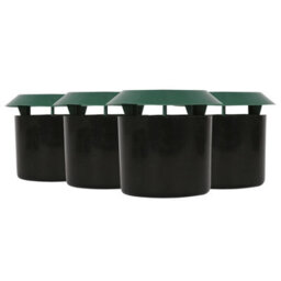 Harbour Housewares 4X Slug & Snail Trap - 11.5Cm X 10Cm - Friendly Pet Safe Outdoor Garden Bait Slugs Snails Nematodes Catcher - thumbnail 1