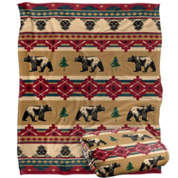 Jq Licensing Silky Bear Supersoft Blanket Multicoloured/multicoloured (One Size, One Size) - thumbnail 2