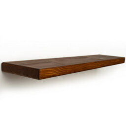 Toolty Shelf Invisible Brackets 225mm Walnut 100Cm - thumbnail 5
