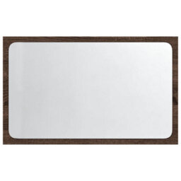 Walplus Led Bathroom Mirror Brown Oak 60X8.5X38 Cm Engineered Wood - thumbnail 6