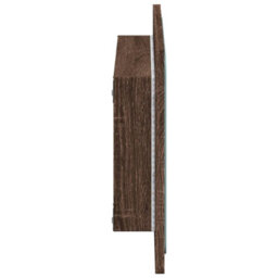 Walplus Led Bathroom Mirror Brown Oak 60X8.5X38 Cm Engineered Wood - thumbnail 7