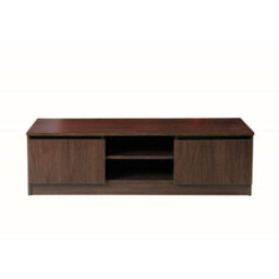 Timber Art Design Modern Tv Unit 120Cm Media Cabinet 2 Doors + Shelf Wenge Turin - thumbnail 2