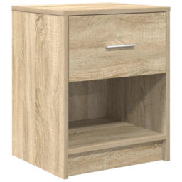 Berkfield Bedside Cabinets 2 Pcs With Drawer Sonoma Oak 40X34X50 Cm - thumbnail 6