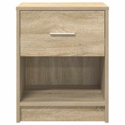 Berkfield Bedside Cabinets 2 Pcs With Drawer Sonoma Oak 40X34X50 Cm - thumbnail 4