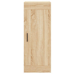 Berkfield Highboard Sonoma Oak 34.5X34X180 Cm Engineered Wood - thumbnail 7