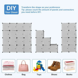 16-Cube Wardrobe Closet Clothes Storage Organizer - thumbnail 4