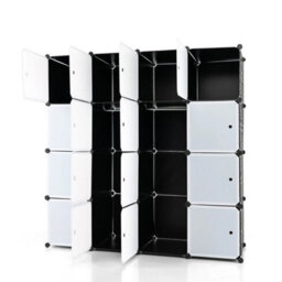 16-Cube Wardrobe Closet Clothes Storage Organizer - thumbnail 1