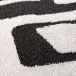 The Rugs Loft Dark Grey And Ivory Abstract Geometric Living Room Area Rug And Runners Soft Pile - thumbnail 5
