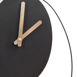 Beliani Wall Clock Manigod 32 Cm Metal Black - thumbnail 6